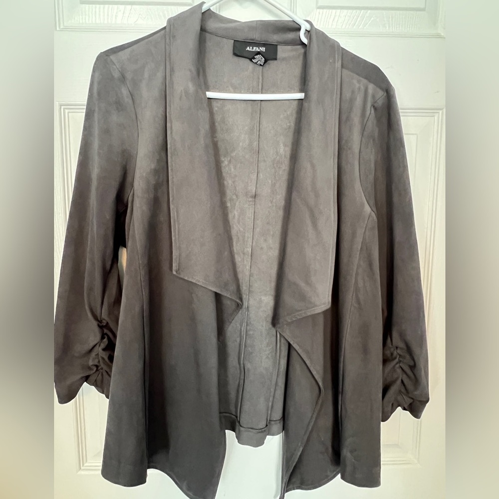 Faux Suede Jacket
